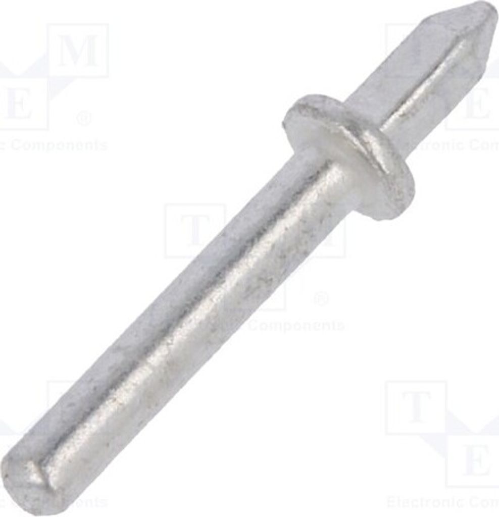 20x Kabelschuh: Lötstift Messing THT vernickelt,verzinnt Ø: 1,3mm 80-1353-31/0030