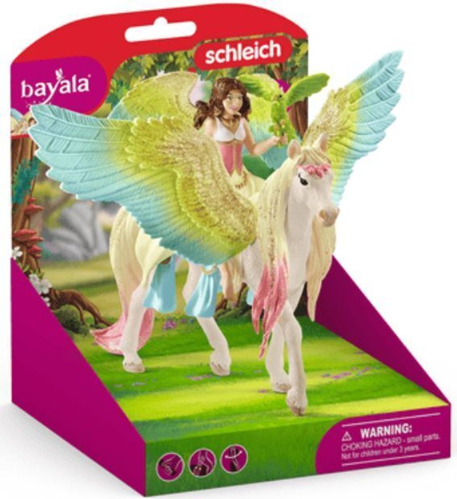 Schleich® Bayala 70566 Surah mit Glitzer-Pegasus Spielfigur