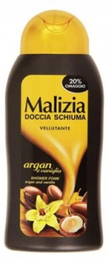 Malizia Doccia Schiuma, Per un Haut Vellutato, Argan e Immagine del prodotto 