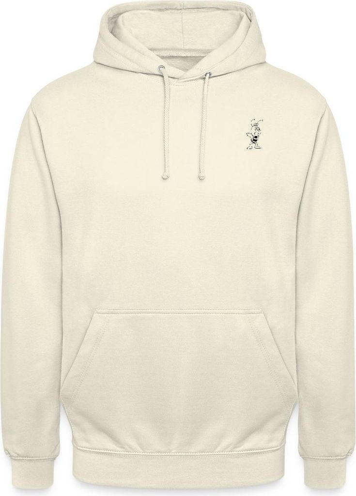Spreadshirt Biene Maja Willi Silhouette Stick Uni Hoodie, XL, Vanille-Milchshake