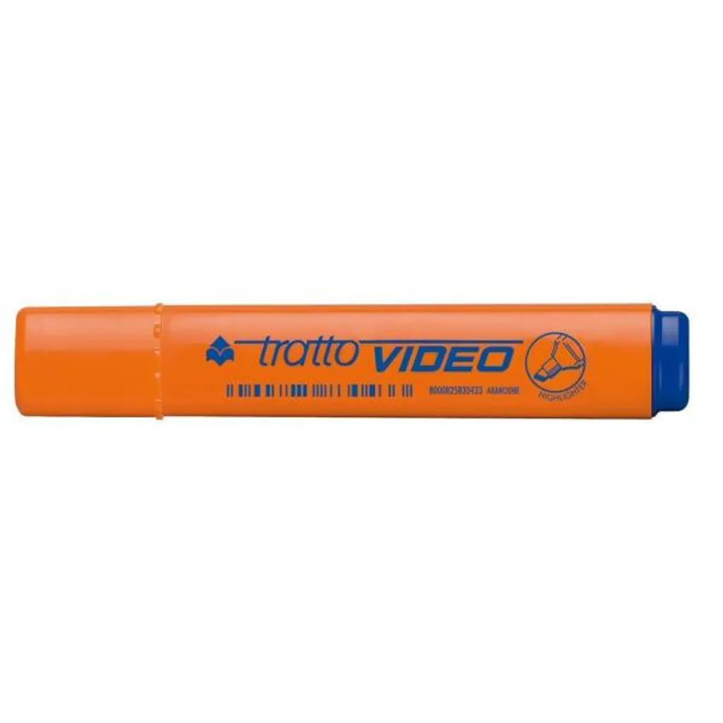 Surligneur Fluorescent Orange pour Feutre de Bureau Tratto Video