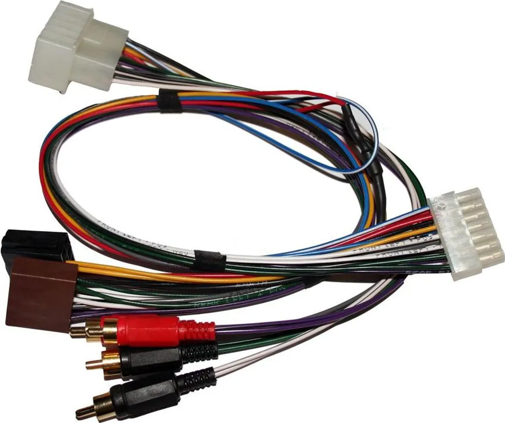 Faisceau Autoradio ISO vers RCA avec Câble Remote pour Amplificateur