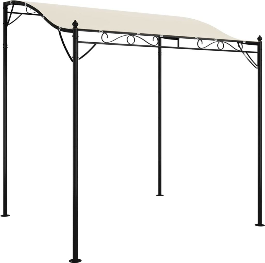 vidaXL Markise Creme 2x2,3 m 180 g/m² Stoff und Stahl