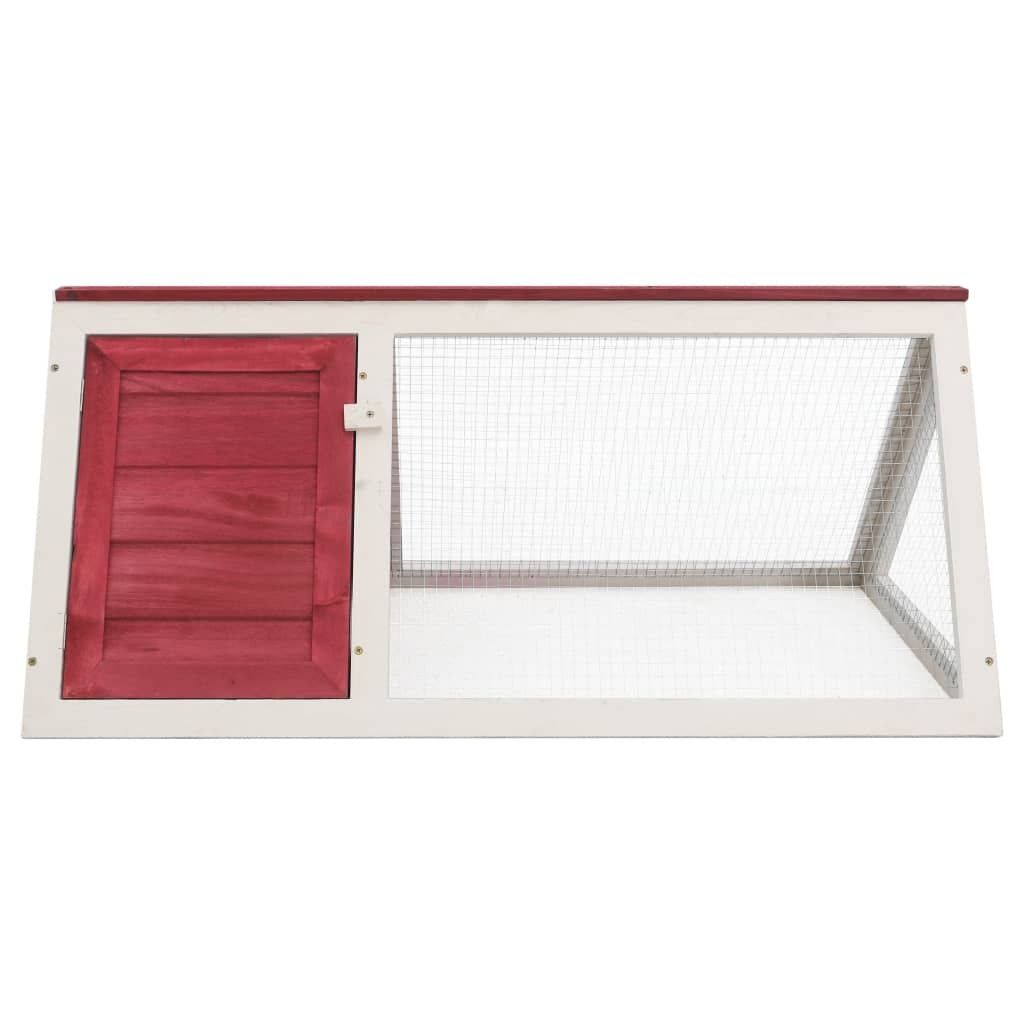 "2026 Moderne" Kleintier-/Kaninchenstall Rot Holz - Kleintier-Ställe CC618557