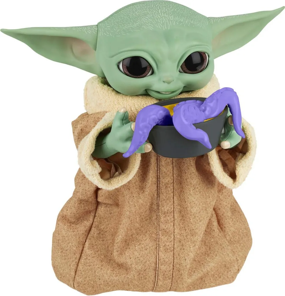 Figurine Grogu Star Wars interactive avec sons et mouvements de Force
