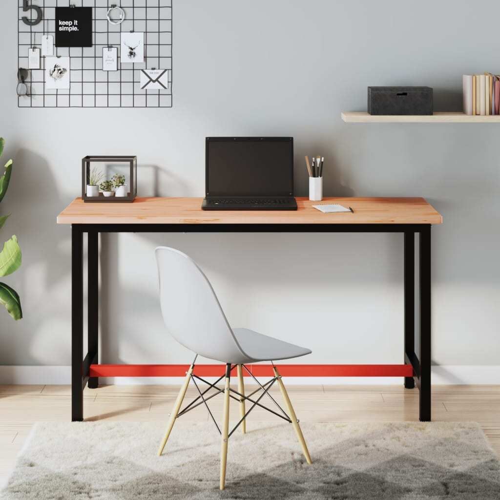 "im Angebot" Werkbank 150x55x81,5 cm Massivholz Buche und Metall - Werkbänke CC8191