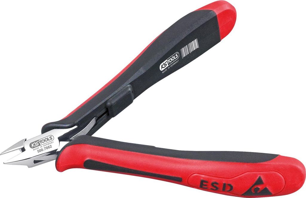 KS TOOLS 500.7082 ESD Mini-Seitenschneider, 120mm