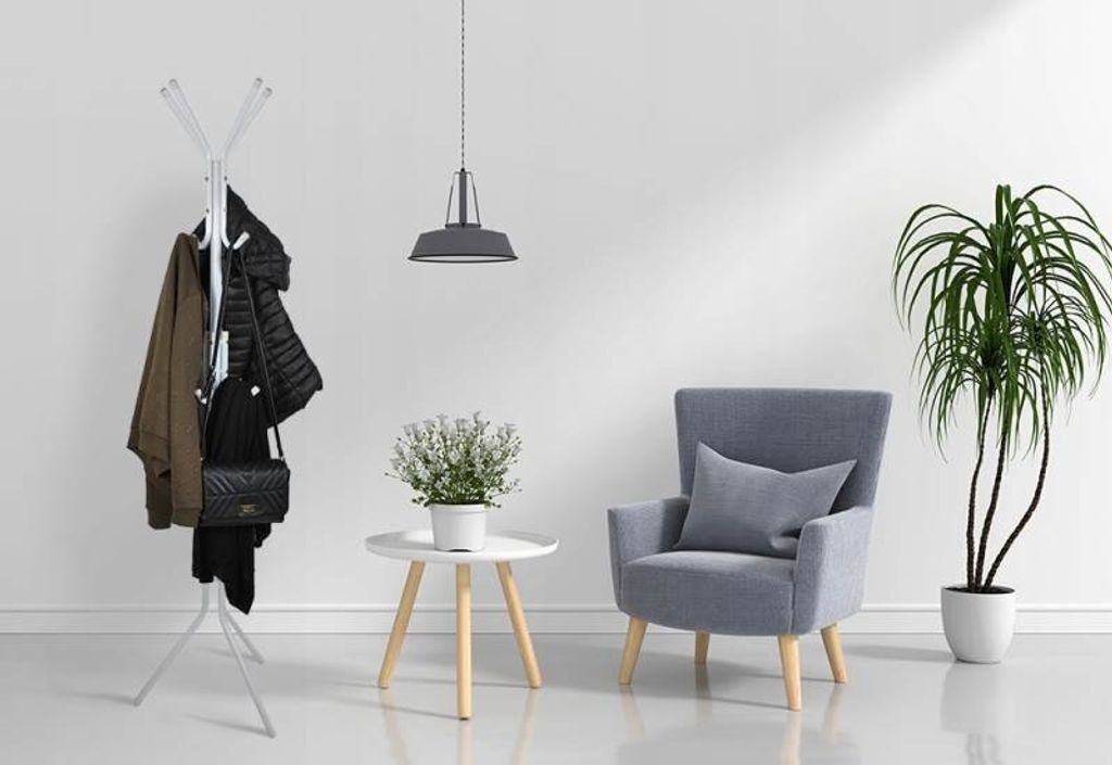 Kleiderbügel - 12 Haken - 170 cm - weiß Produktbild 5