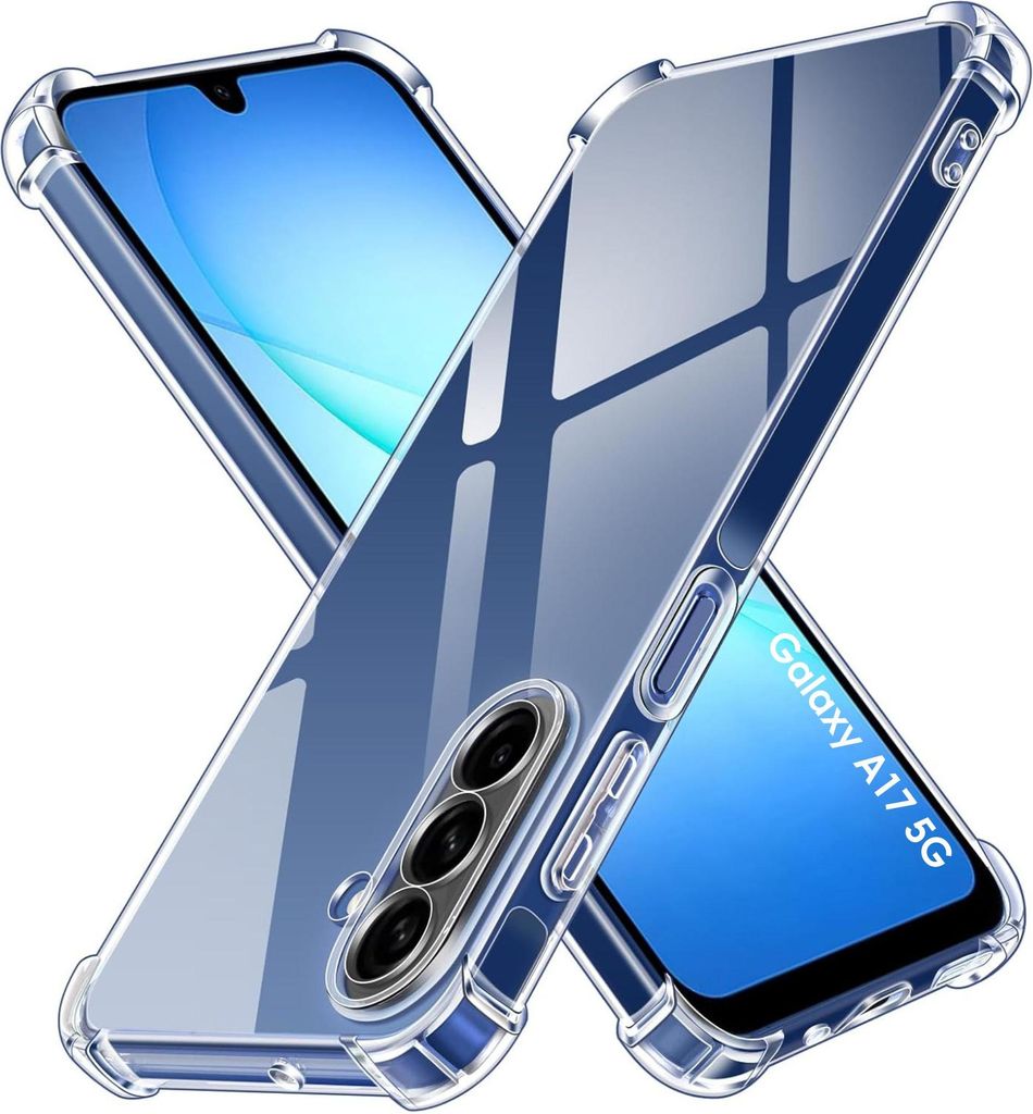 Hülle für Samsung Galaxy A17 5G - Stoßfeste Transparent Handyhülle Kratzfest Schutzhülle Ultra Dünn Phonillico