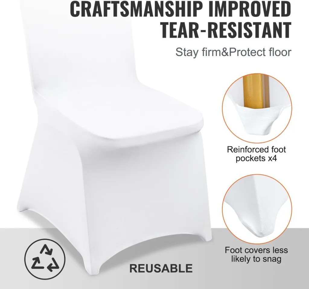 Solution Housses de Chaises pour Cacher les Chaises Pliantes Usées