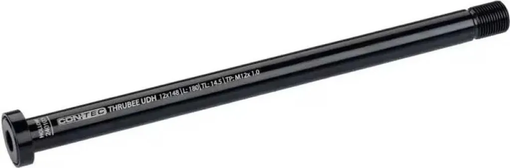 Axe Traversant 180 mm Thrubee UDH pour Montage Roue Arrière VTT