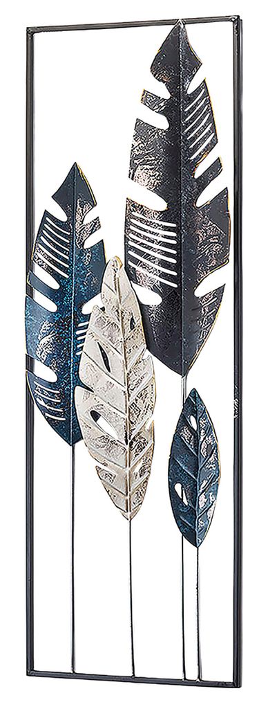 Kobolo Wandbild Wanddeko Metallbild - LEAFS - Metall - Produktbild 1