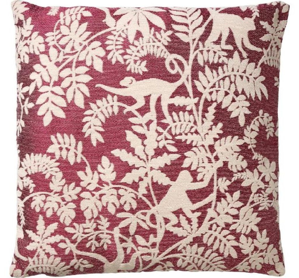 Dekorativer Kissenbezug ABU MERLOT 45x45 cm, bordeauxrot Produktbild 