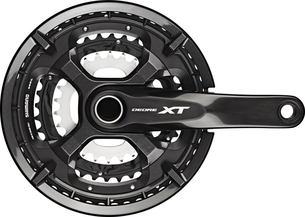 Bergfreundlicher Fahrradkurbel in schwarz, 170 mm, Produktbild 
