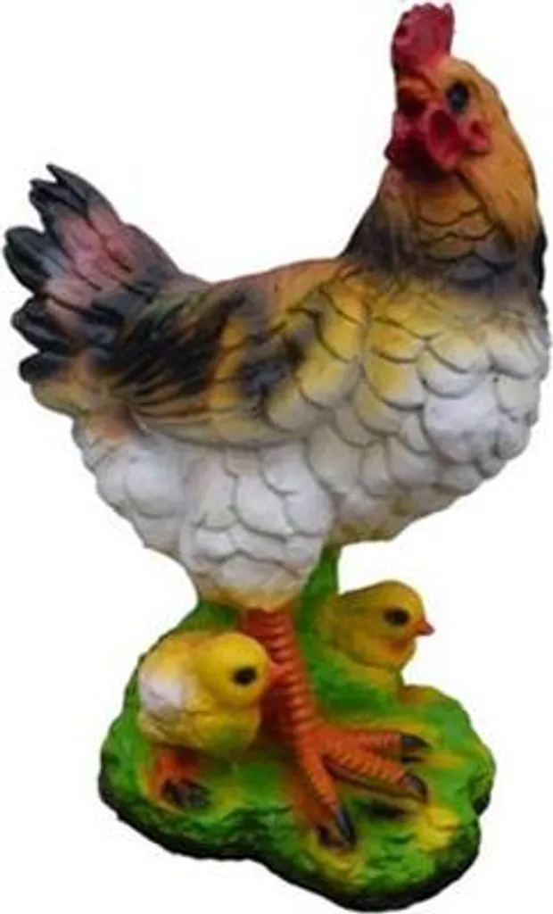 Statue Poulet Oiseau de Jardin jvmoebel ® Sculpture Décorative Design