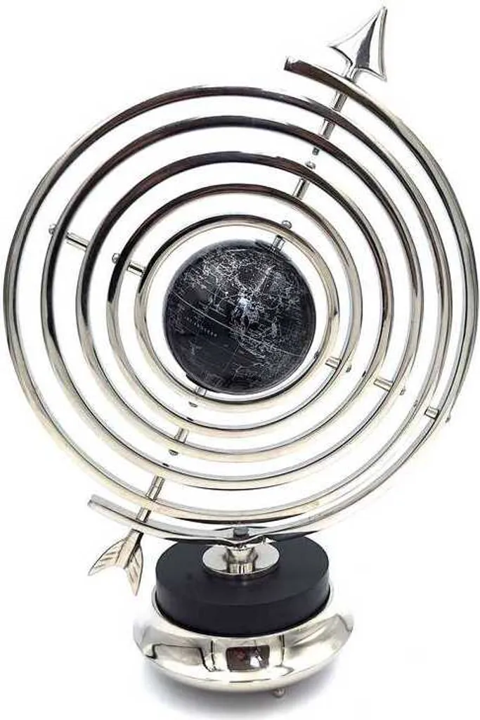 Astrolabe Madrid Magnificence en aluminium globe céleste NI9117 - 42,5 cm