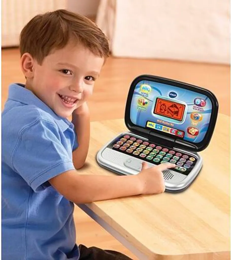 Ordinateur Enfant VTech First Notebook Noir pour Apprendre en Jouant