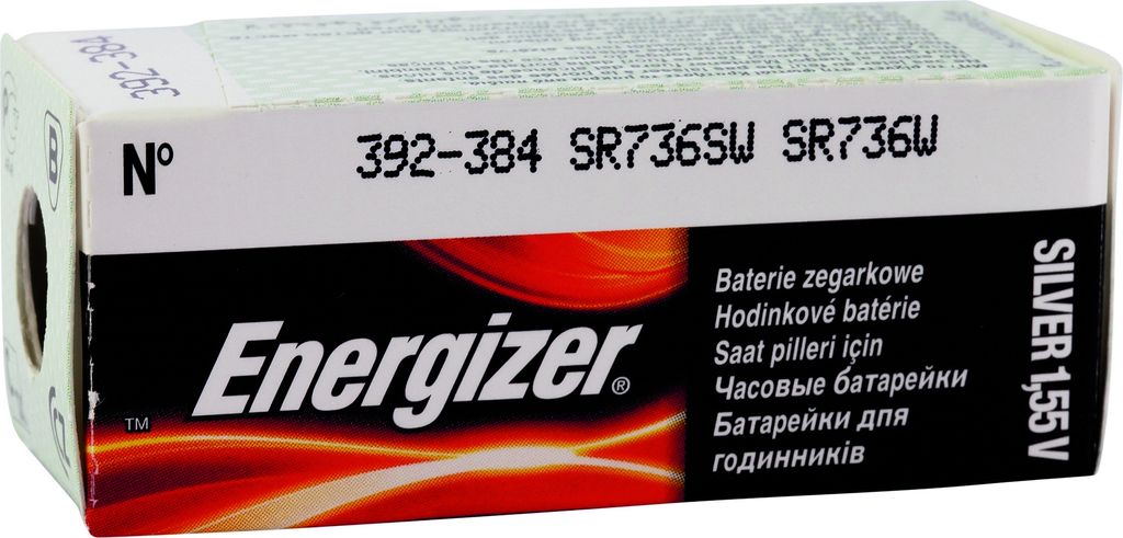 Energizer Uhrenbatterie 392/384 SR41/SR736SW/GP84  1,55V Produktbild 