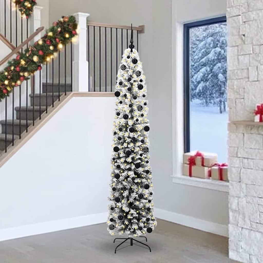 "Schlussverkauf" Künstlicher Weihnachtsbaum(1 pc) - Kunstbaum/Tannenbaum - mit 300 LEDs mit Ständer Grün 240 cm C7327
