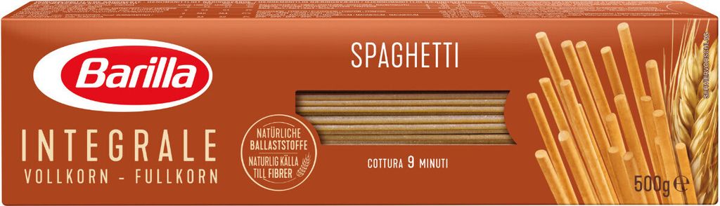 Barilla celozrnné těstoviny Integrale Spaghetti No 5 z Obrázek produktu 
