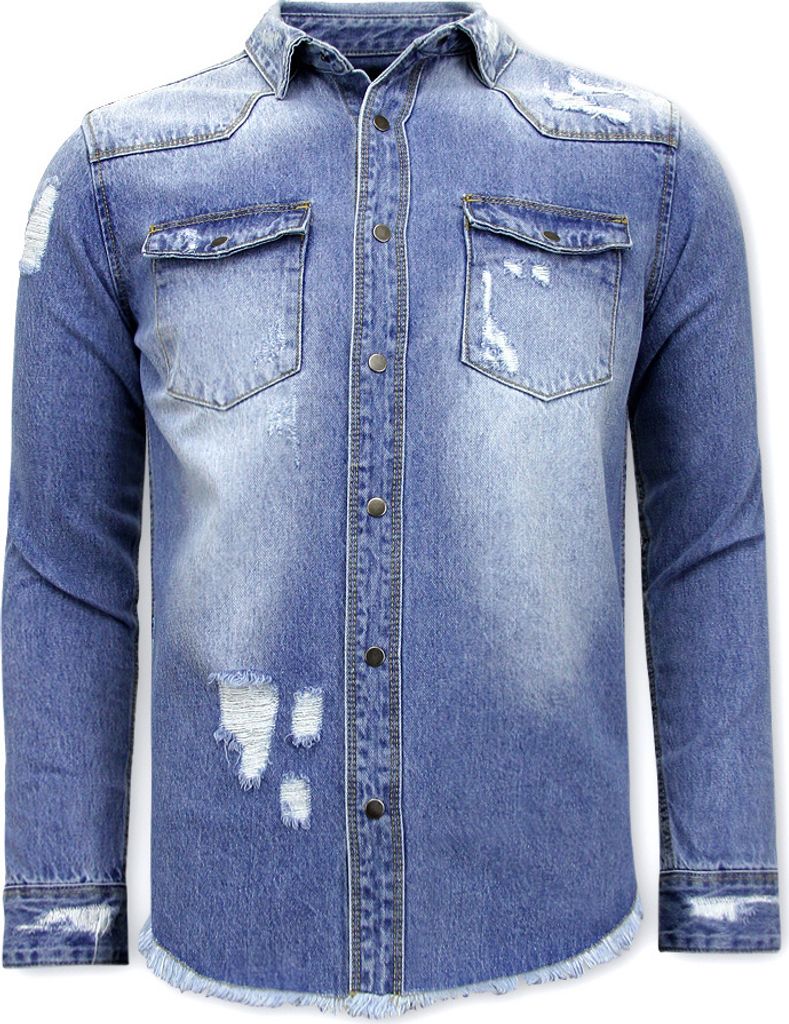 Jeanshemd - S