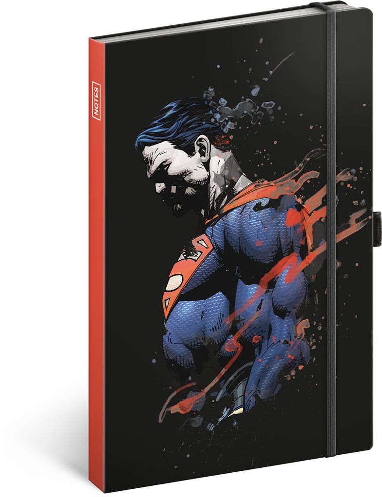 Carnet de notes Superman, ligné, 13 × 21 cm Image du produit 