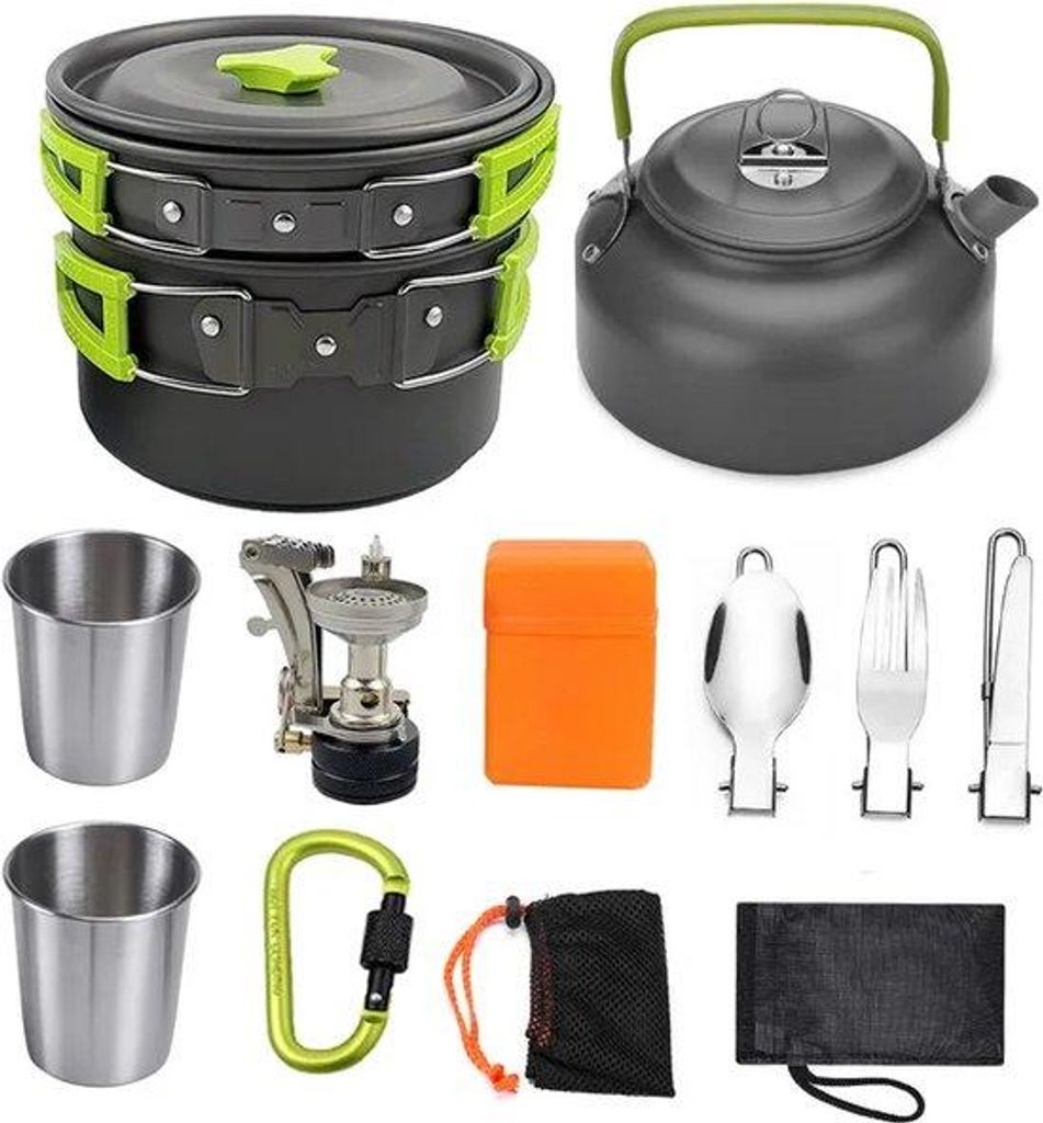 Camping Kochset Aluminium Outdoor