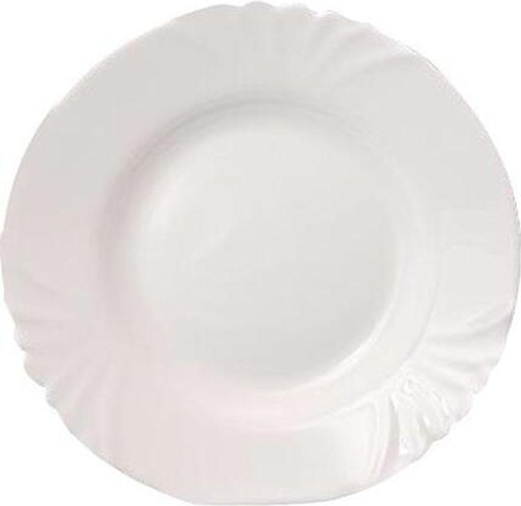 piatto da dessert in vetro CADIX 19,5 cm BIANCO Immagine del prodotto 