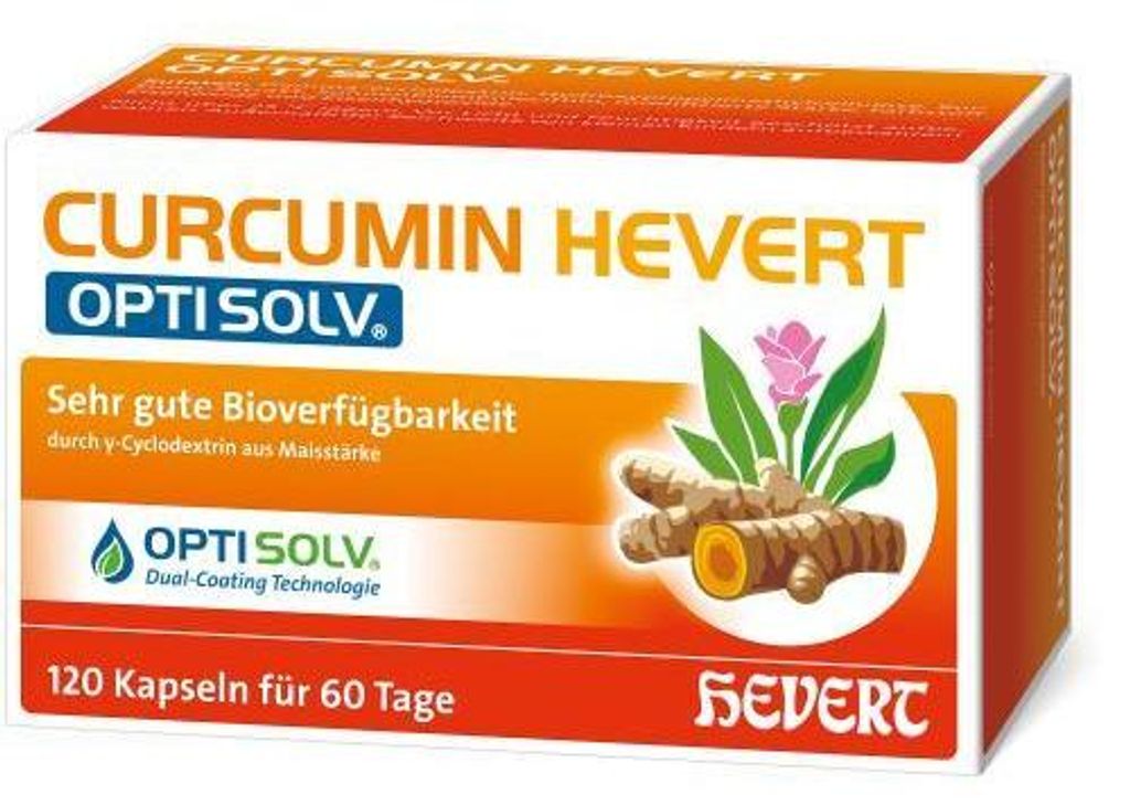 Curcumin Hevert Optisolv Kapseln 120 St