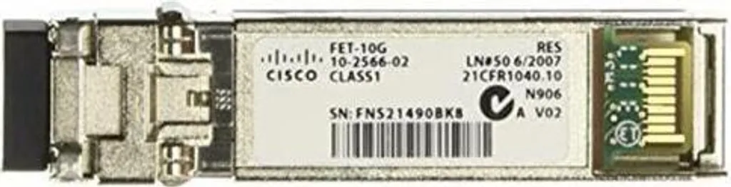 Cisco FET-10G Emetteur-Récepteur 10G SFP+ Multimode pour Liaison Nexus