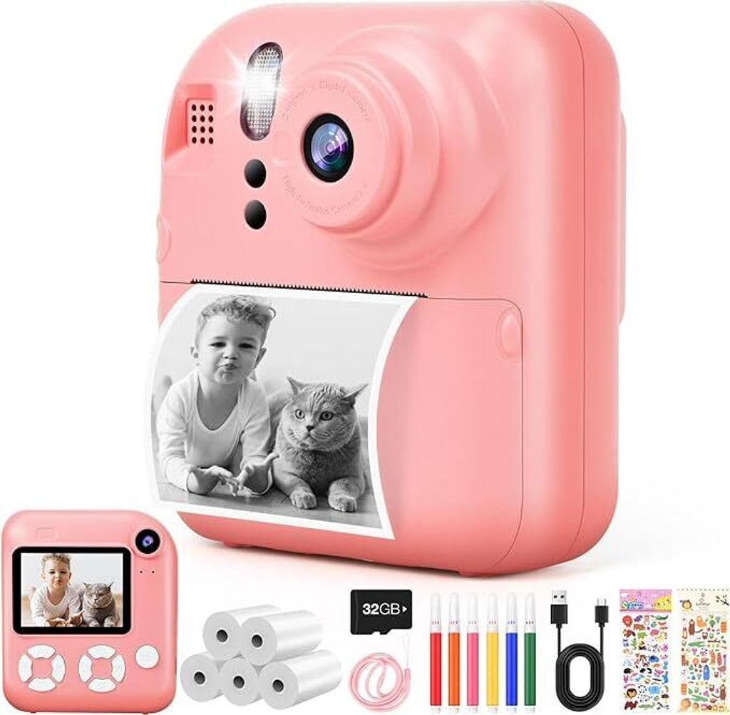 Aparat fotograficzny dla dzieci z natychmiastowym Zdjęcie produktu 