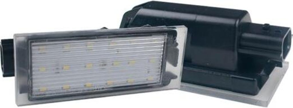 Led Kennzeichenbeleuchtung passend für Renault Twingo II 2007- Xenon Weiß