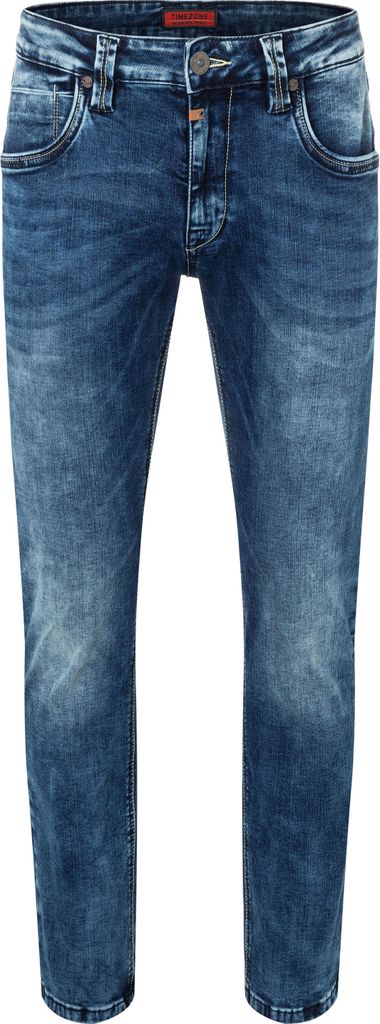 Timezone Stretch Denim Jeans Hose Stone Wash Slim Produktbild 