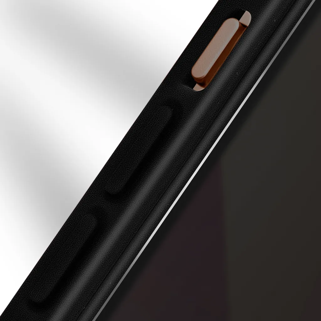 Avizar, custodia 360° per iPhone 13 Mini Resistente agli urti Guscio rigido con cornice in silicone, nero trasparente - 5