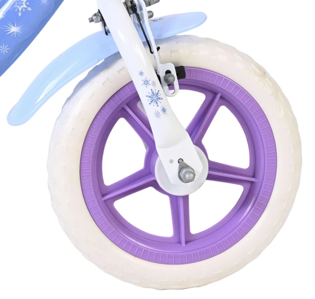 Vélo enfant Disney Frozen pour fille avec jantes Mag 12 pouces bleu