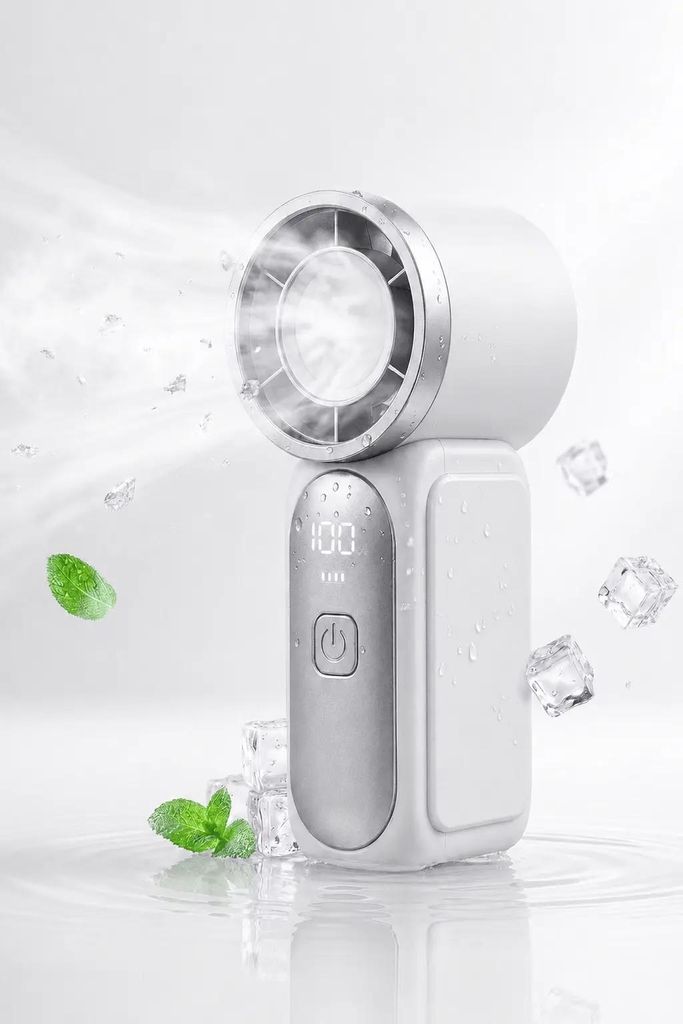 Aandventilatoren, Handventilator USB Mini, 5 Windstufen, 10 Produktbild 