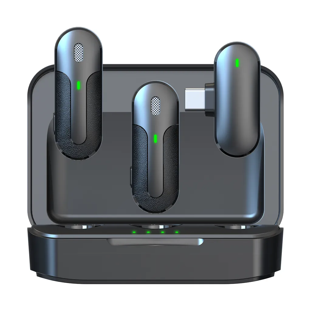 Microfono Lavalier Wireless Professionale Clip per TikTok e Live Stream - 2