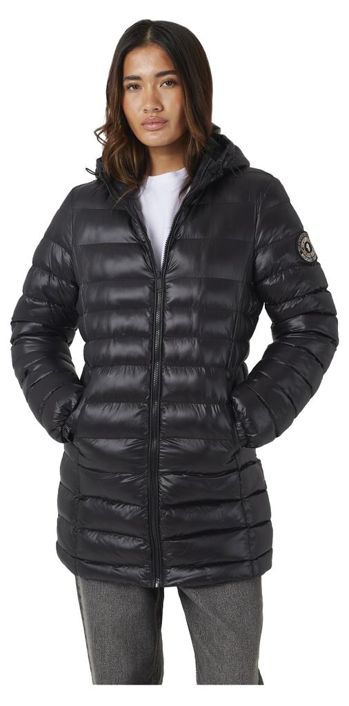 Brave Soul - "Everet" Steppjacke für Damen, Abzeichen, Nylon WH406 (34 DE) (Schwarz)