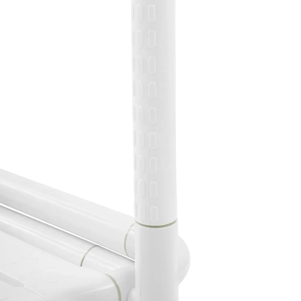Siège de douche rabattable 150kg haute résistance Blanc ABS 34x37cm