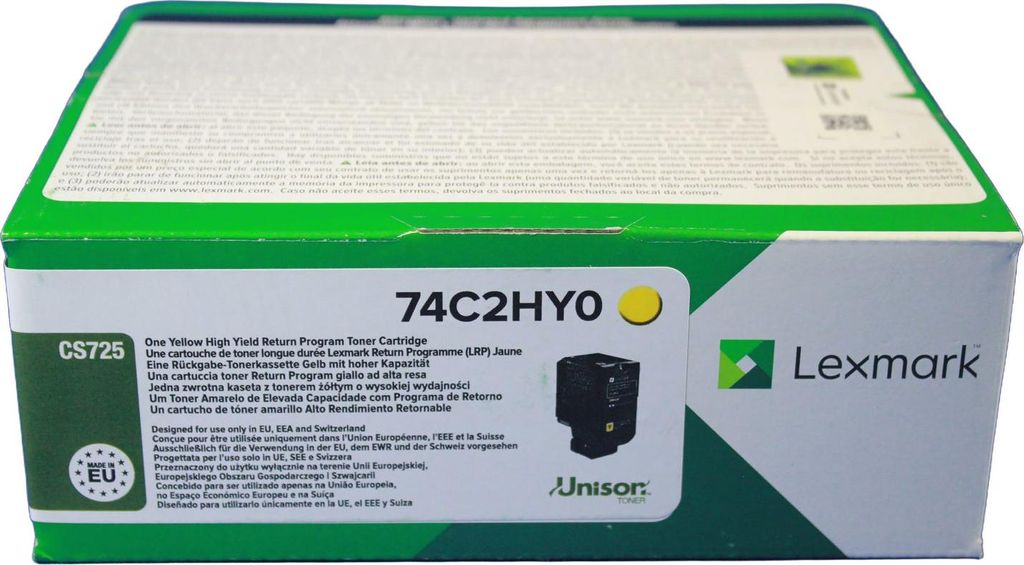 Lexmark Hohe Ergiebigkeit - Gelb - Original