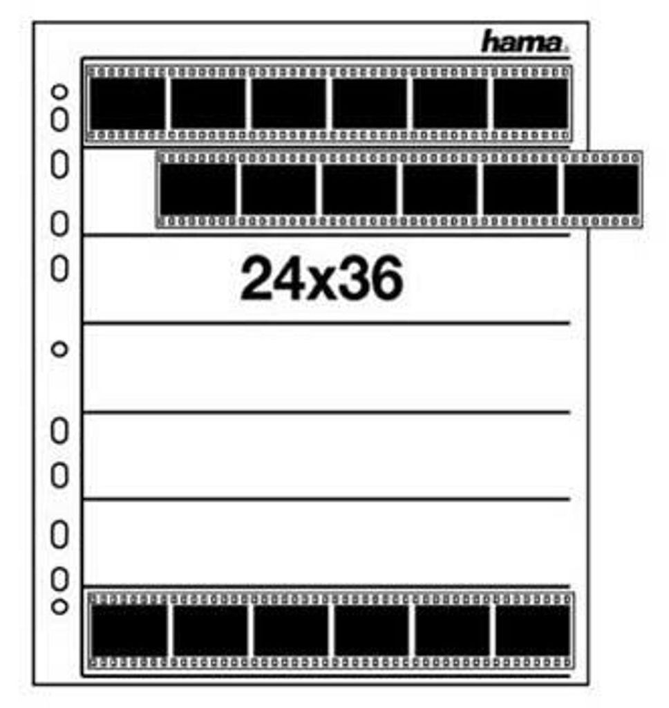 Negatieve sleeves, 24 x 36 mm, glanzend papier Productafbeelding 