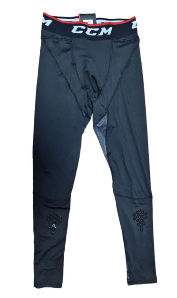 CCM Compression Pant w/Grip - Senior, Größe:M, Farbe:schwarz