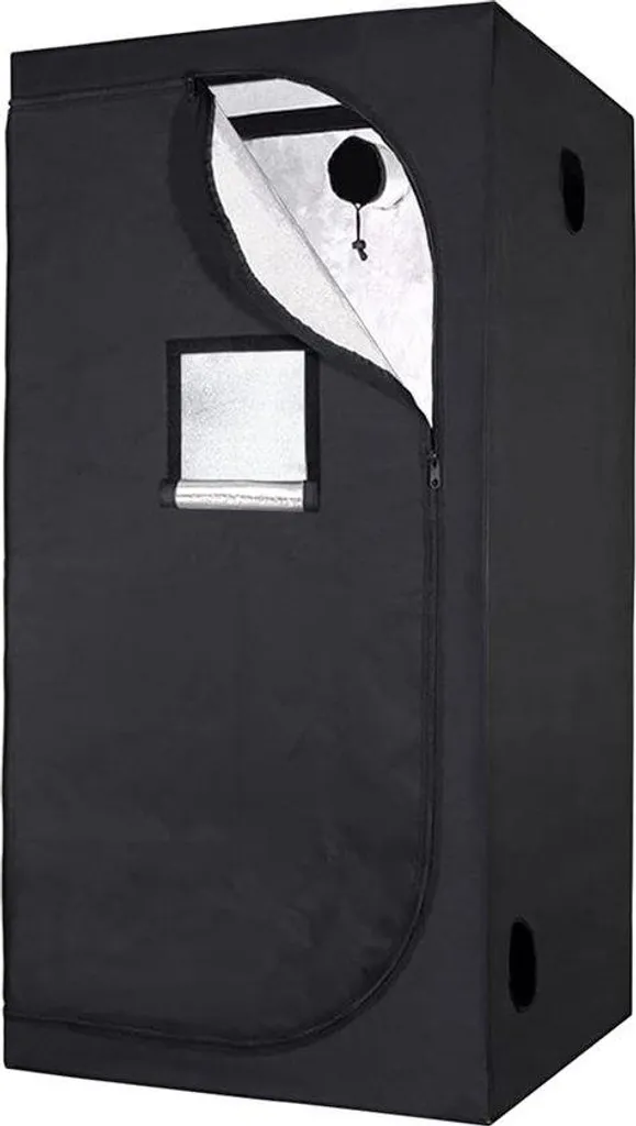 Box de culture intérieure 100x100x200 cm Mylar pour jardinage urbain