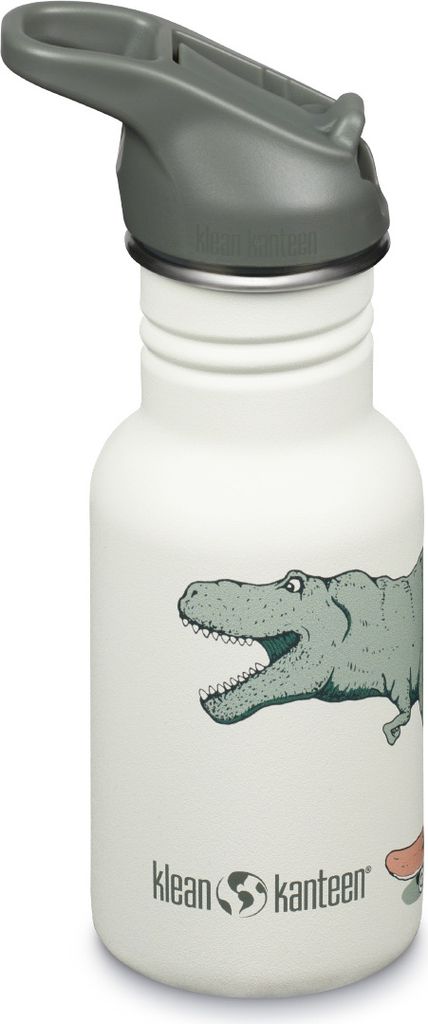 Klean Kanteen Trinkflasche Kid Classic 355ml Flip Sport Cap Dino Skate