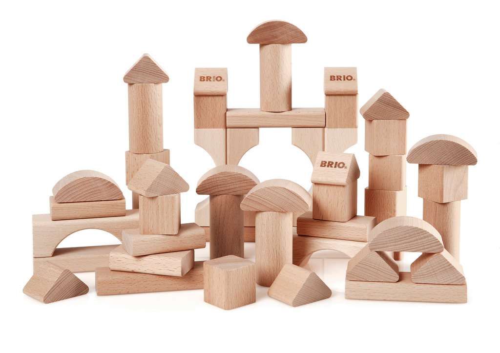 Natur Holzbausteine, 50 Teile BRIO 63011300 Produktbild 