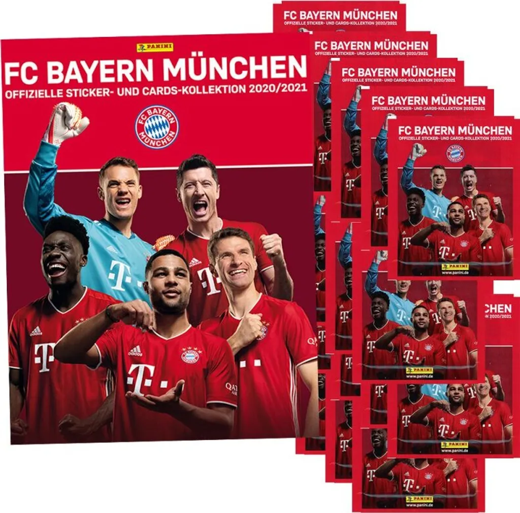 Set de Collection Autocollants et Cartes FC Bayern Panini 2020/2021