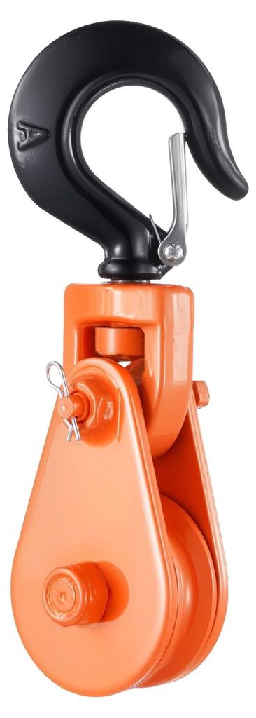 VEVOR 2 Ton Abseilblock mit drehbarem Haken, 3" Seilrolle Produktbild 