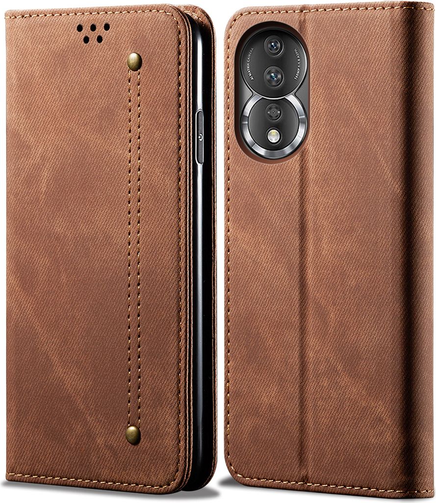 Honor 80 Hülle, Leder Brieftasche Flip Bookstyle Produktbild 