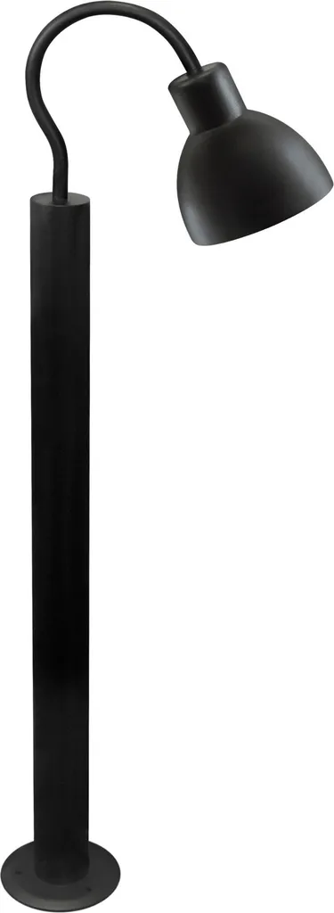 Borne lumineuse de jardin 100cm, Potelet extérieur E27 ARNE Noir Moderne