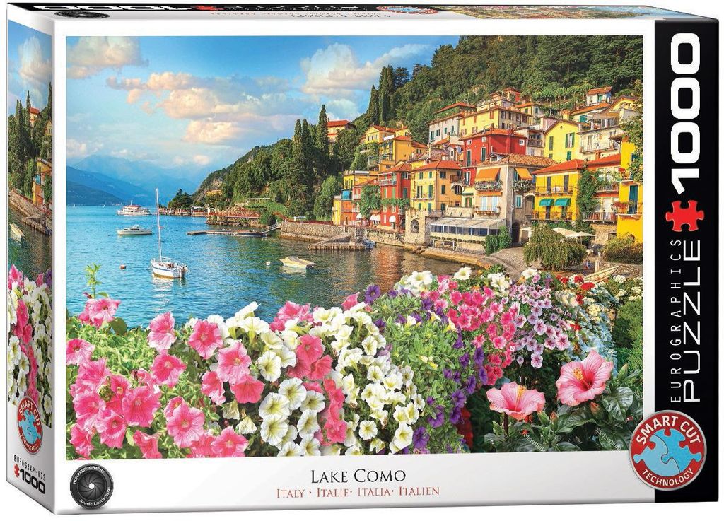 EUROGRAPHICS Puzzle Lago di Como - Comer See, Italien 1000 Teile
